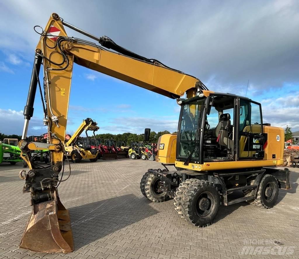 CAT M 318 F Bageri točkaši