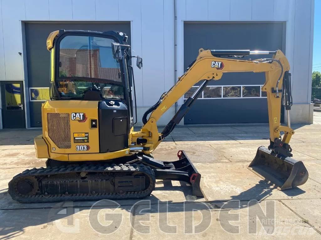 CAT 303 - 3 Buckets Mini bageri < 7t