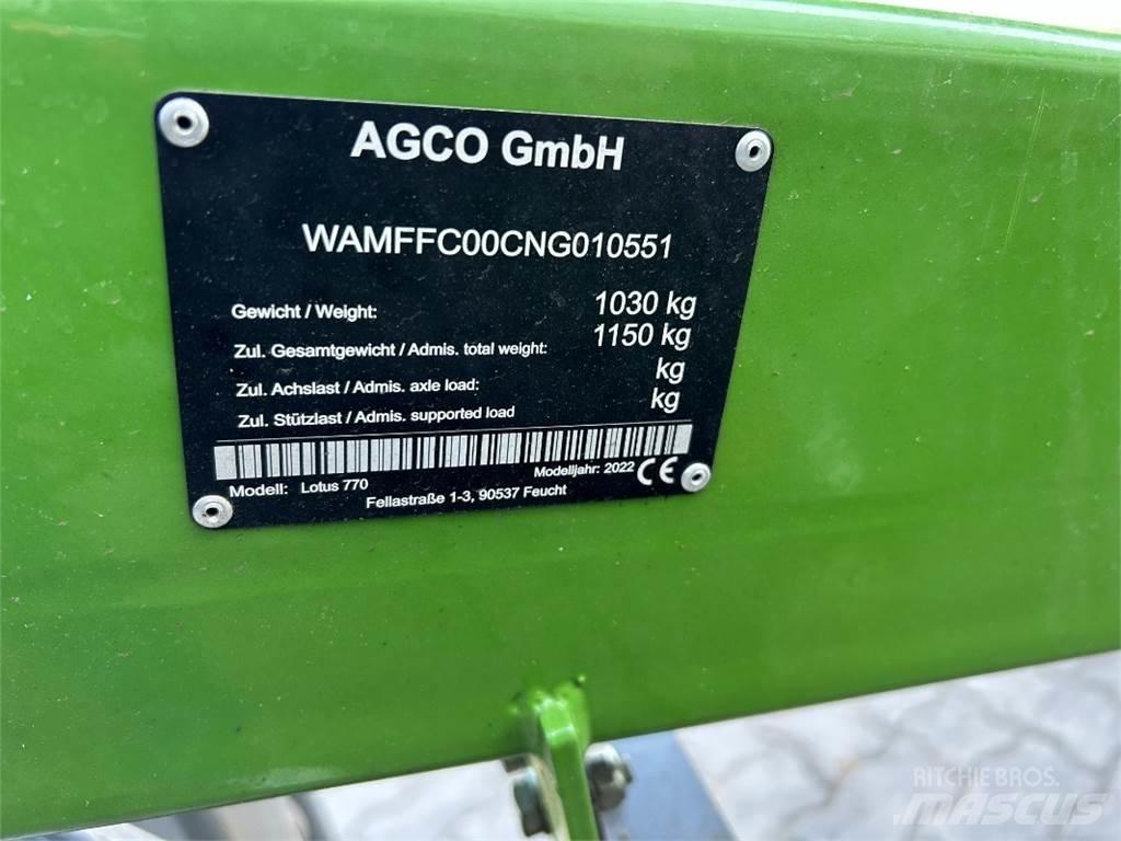 Fendt Lotus 770 Okretači i sakupljači sena