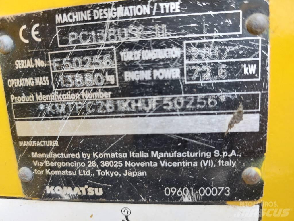 Komatsu PC138US-11 Bageri guseničari