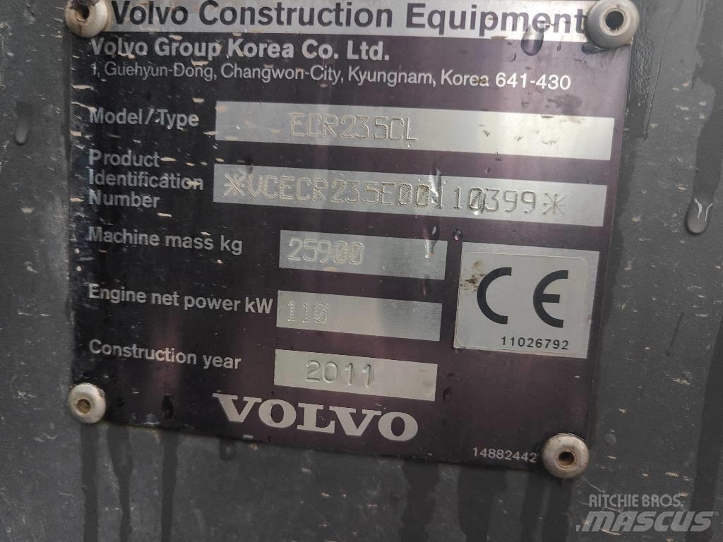 Volvo ECR 235 C L Bageri guseničari