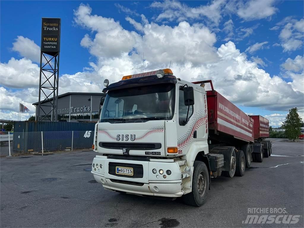 Sisu E11M-420 8X4 Kiperi kamioni