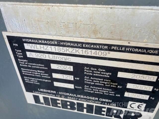 Liebherr A920 Bageri točkaši