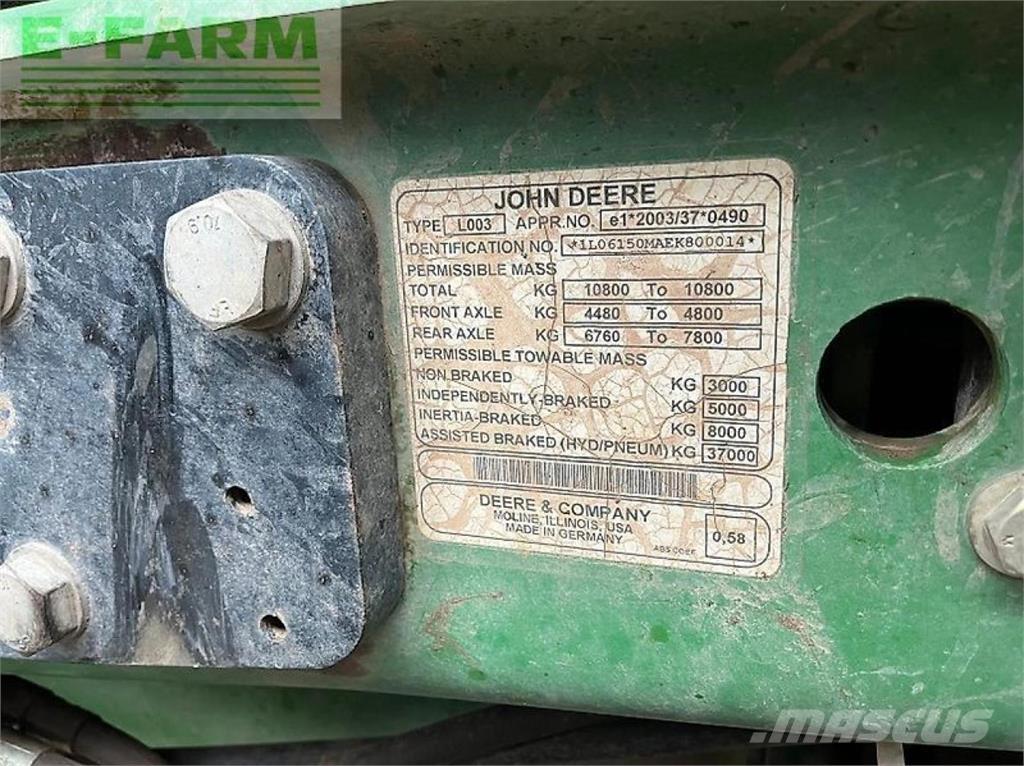 John Deere 6150 m Traktori