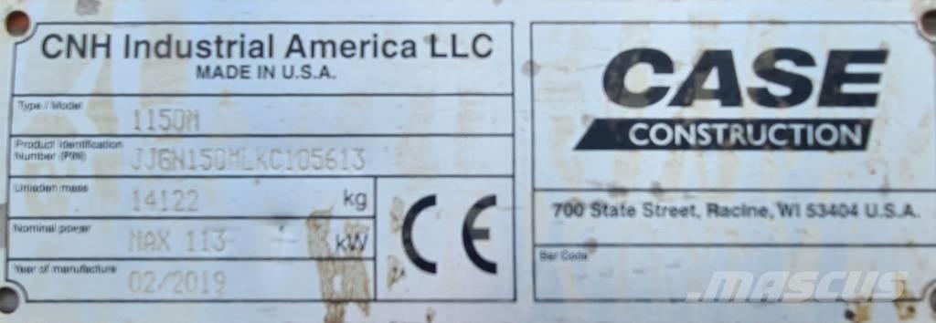 CASE 1150 M Gusenice za građevinarstvo