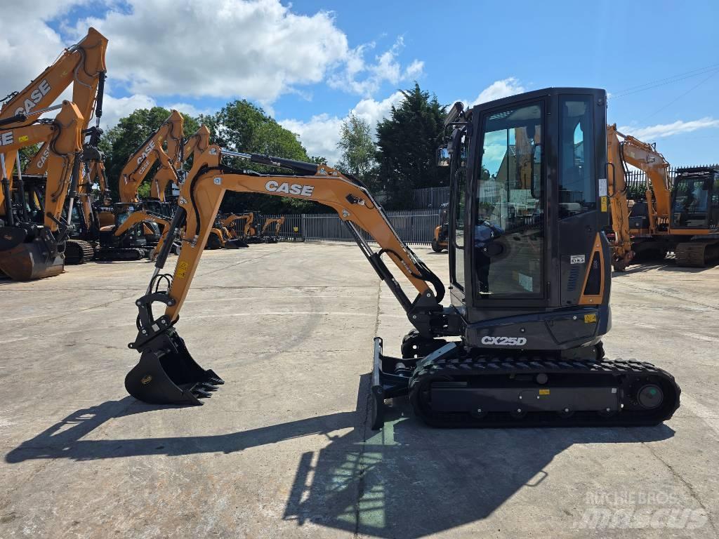 CASE CX25D Mini bageri < 7t