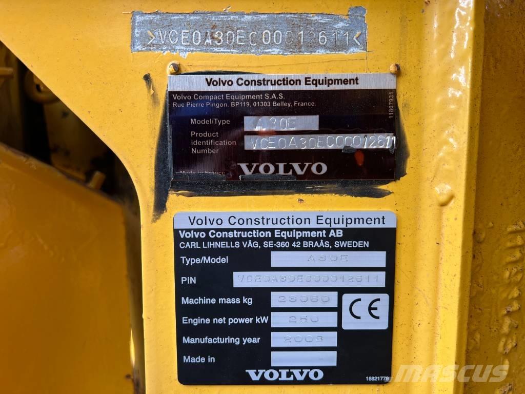 Volvo A30E Zglobni damperi