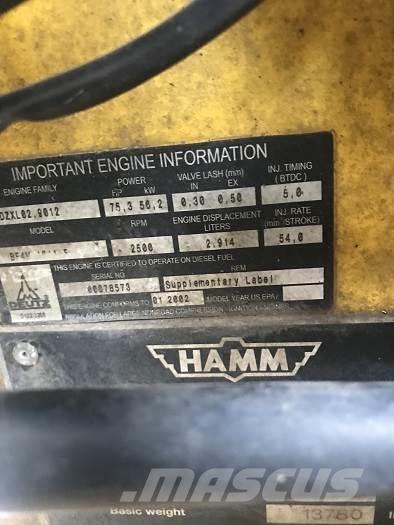Hamm ROLLER HD70 Valjci sa duplim bubnjem