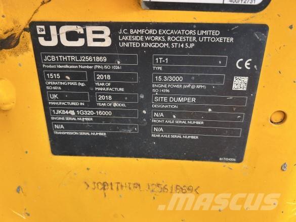 JCB DUMPER 1T-1 Damperi za gradilište