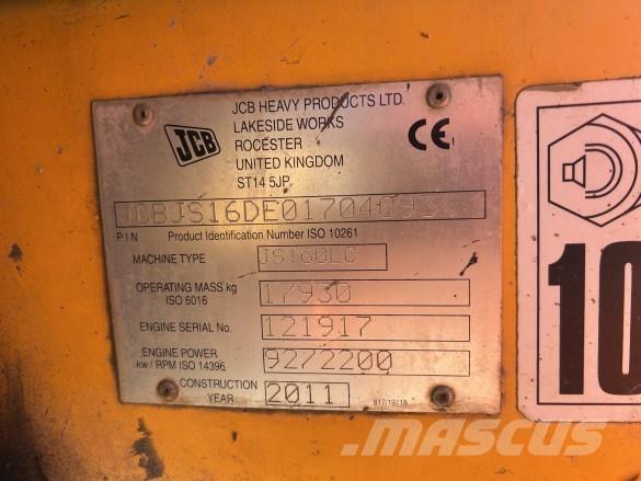 JCB JS 160LC Bageri guseničari