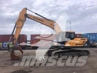 Hyundai HX220L Bageri guseničari