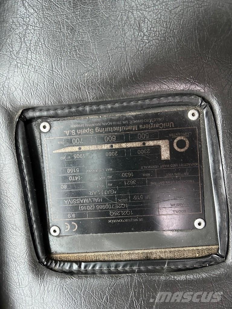 UniCarriers L25Q Električni viljuškari