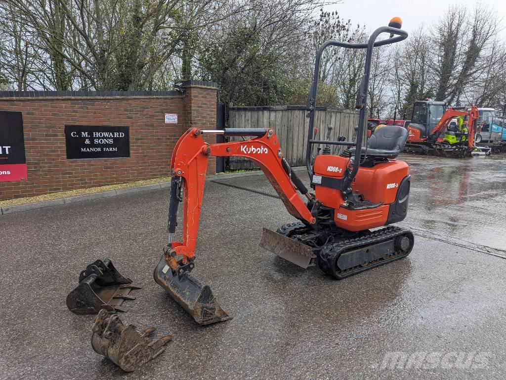 Kubota K 008-3 Mini bageri < 7t