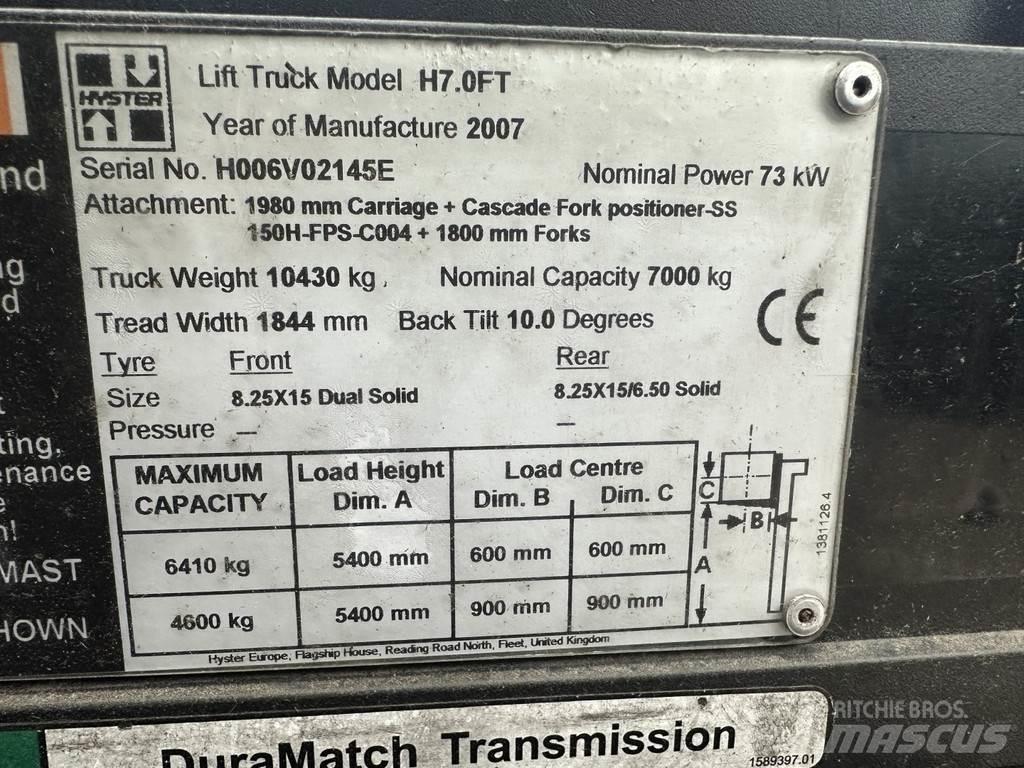 Hyster H7.0FT Plinski viljuškari