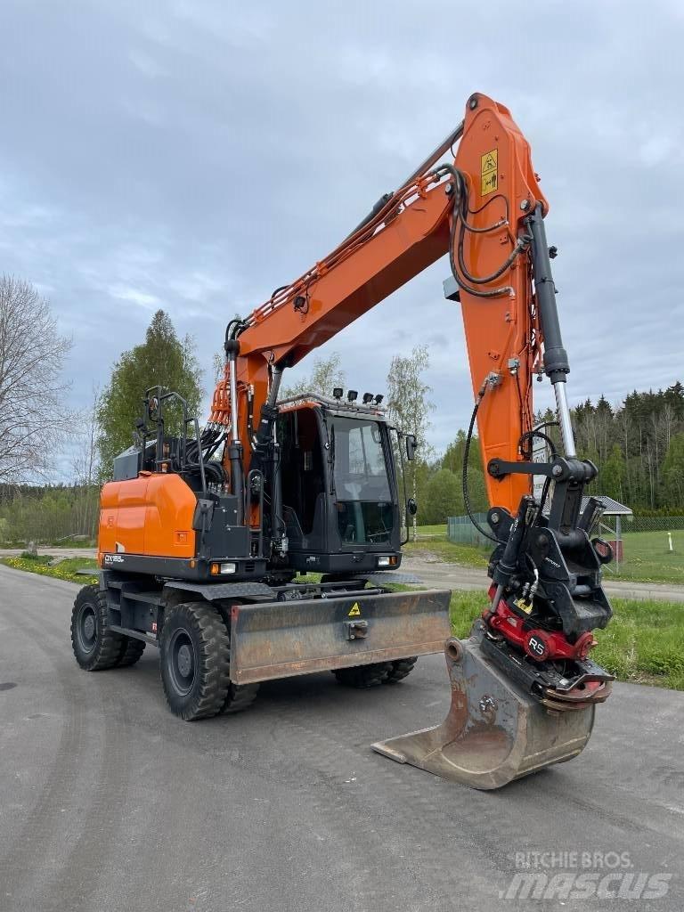 Doosan DX 165 W Bageri točkaši