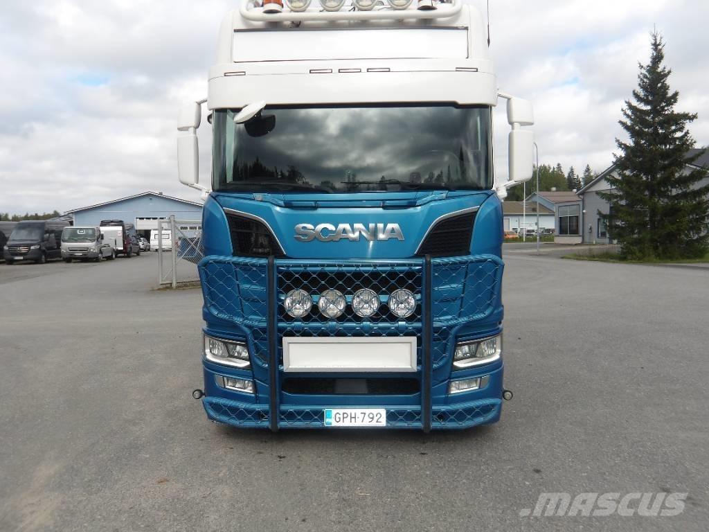 Scania R580 6x2 Rol kiper kamioni sa kukom za podizanje tereta