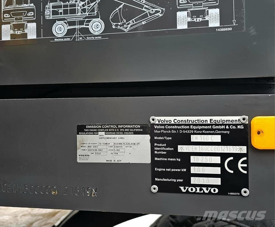 Volvo EW 160 C Bageri točkaši