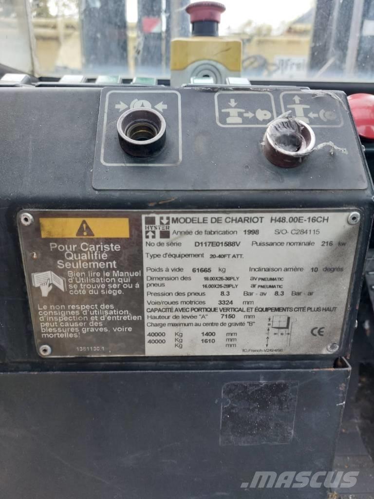 Hyster 48.00 E 16-CH Kontejnerski viljuškari