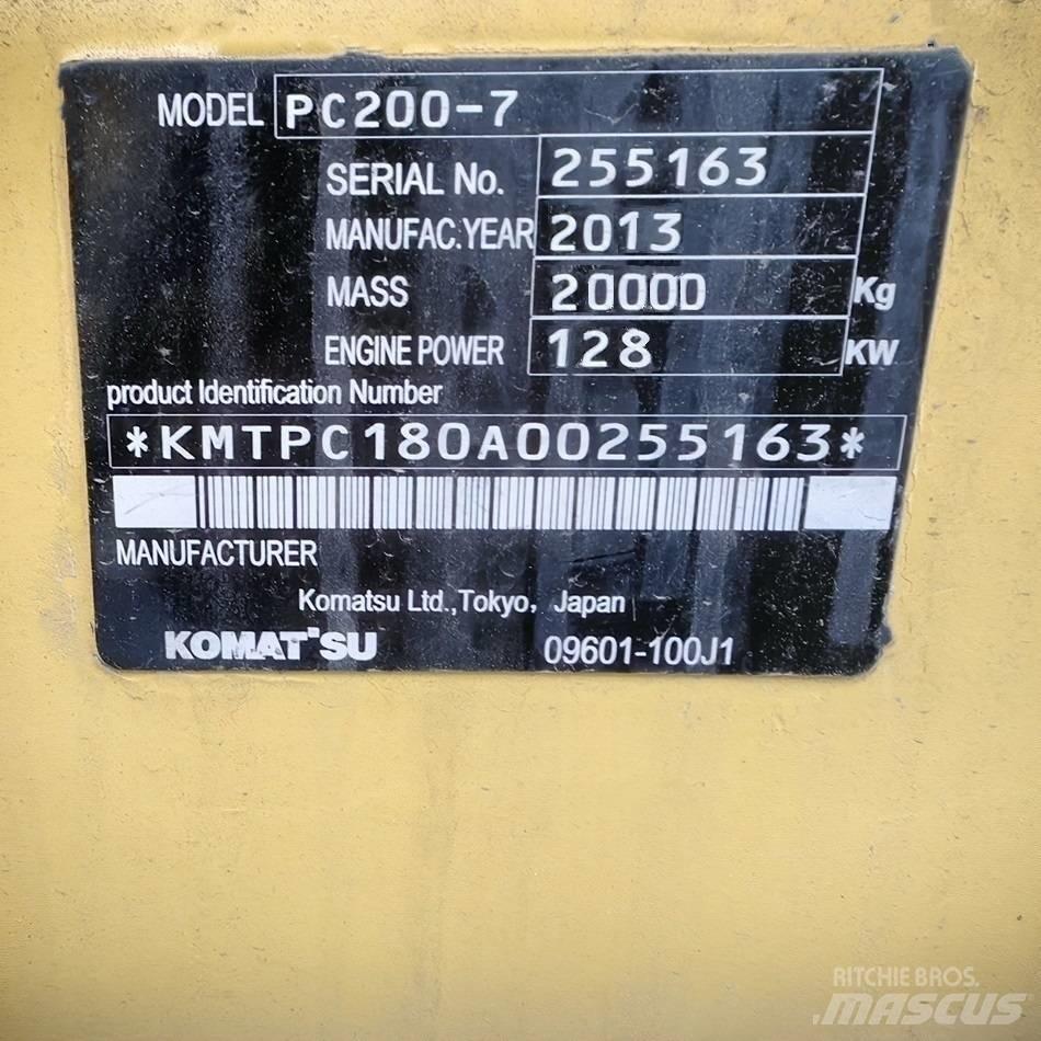 Komatsu PC 200-7 Bageri guseničari