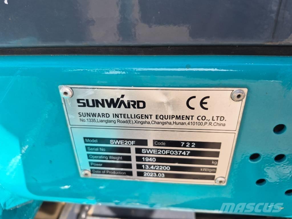 Sunward SWE 20 F Mini bageri < 7t
