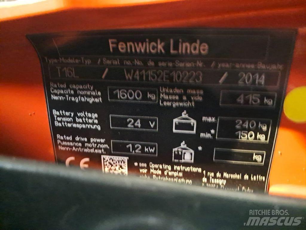 Linde T16L Nisko podizni električni viljuškar