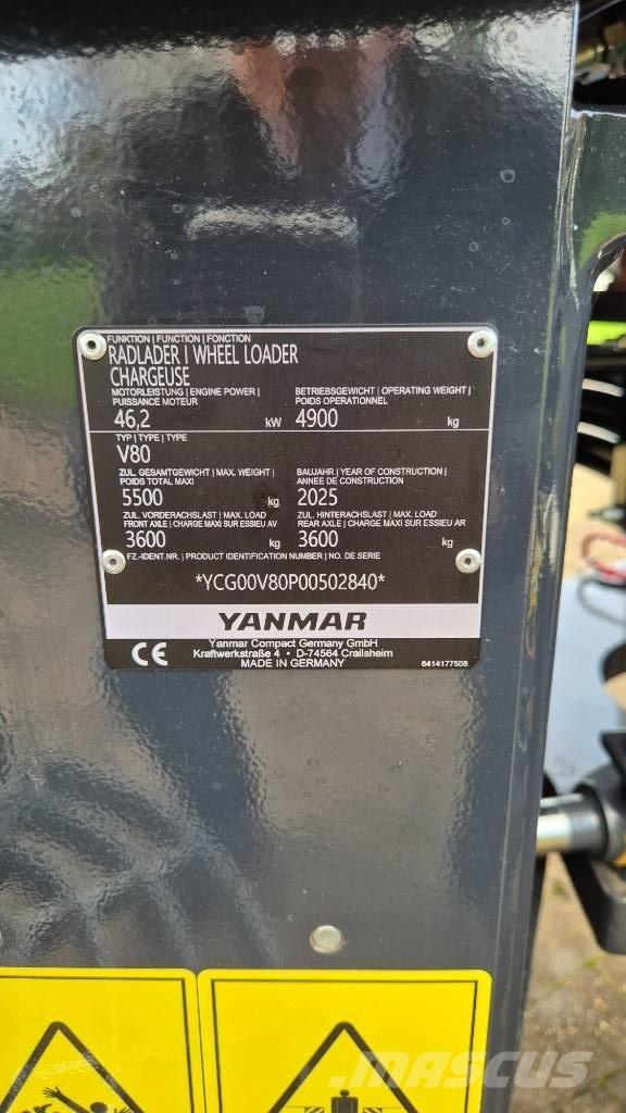 Yanmar V80/5 Utovarivači na točkove