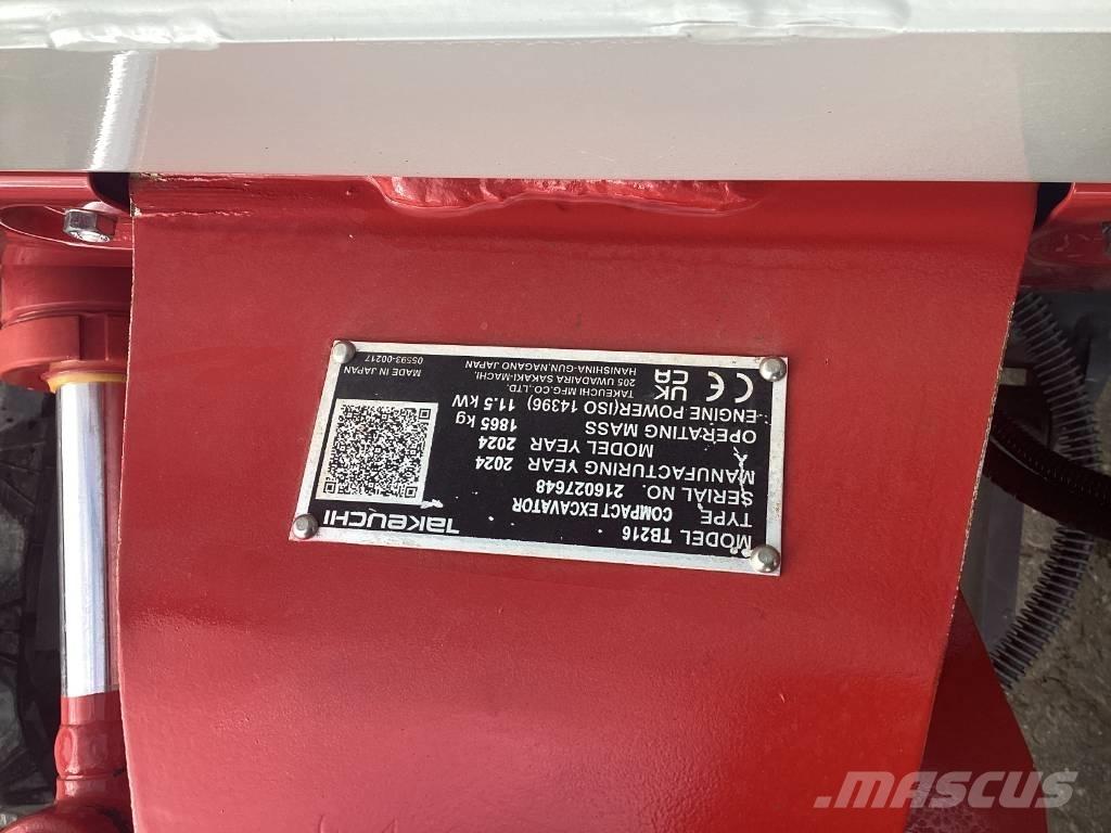 Takeuchi TB 216 Mini bageri < 7t