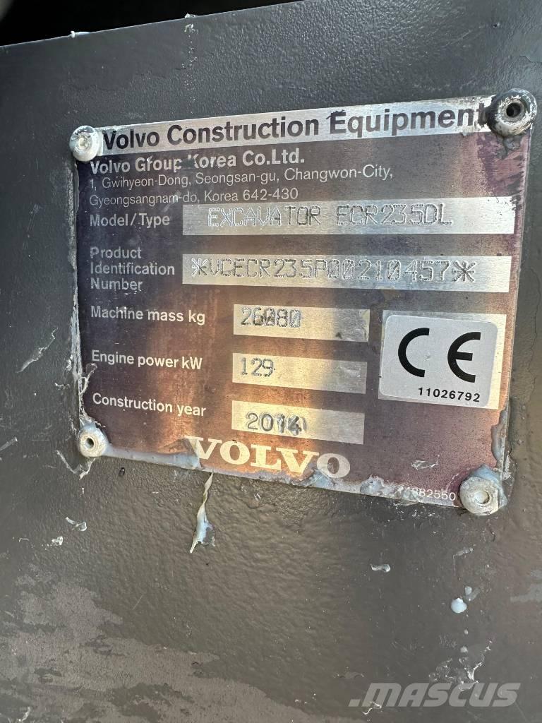 Volvo ERC235DL Bageri guseničari