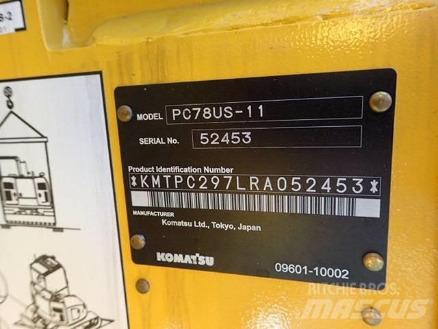 Komatsu PC78US-11 Bageri guseničari