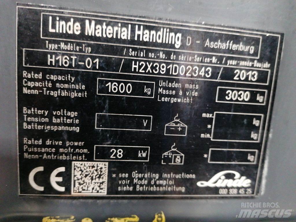 Linde H16T-01 Plinski viljuškari