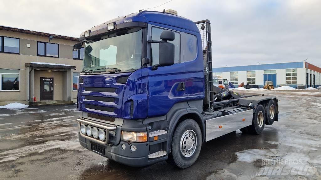 Scania R500 6X2 Rol kiper kamioni sa kukom za podizanje tereta