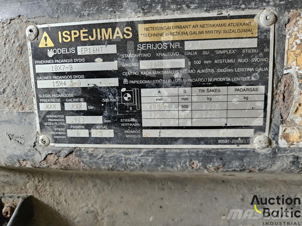 CAT EP 16 NT Električni viljuškari