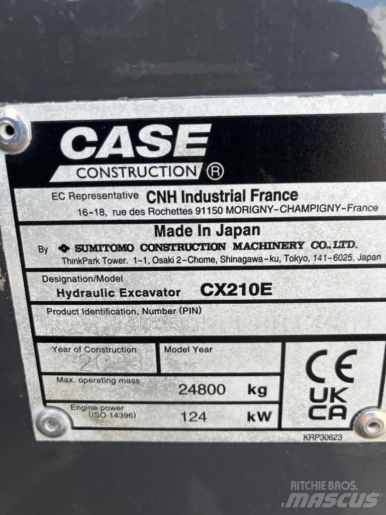 CASE CX 210 E Bageri guseničari