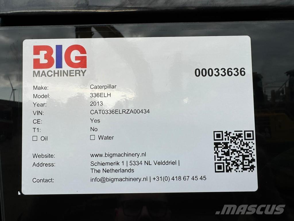 CAT 336ELH Bageri guseničari