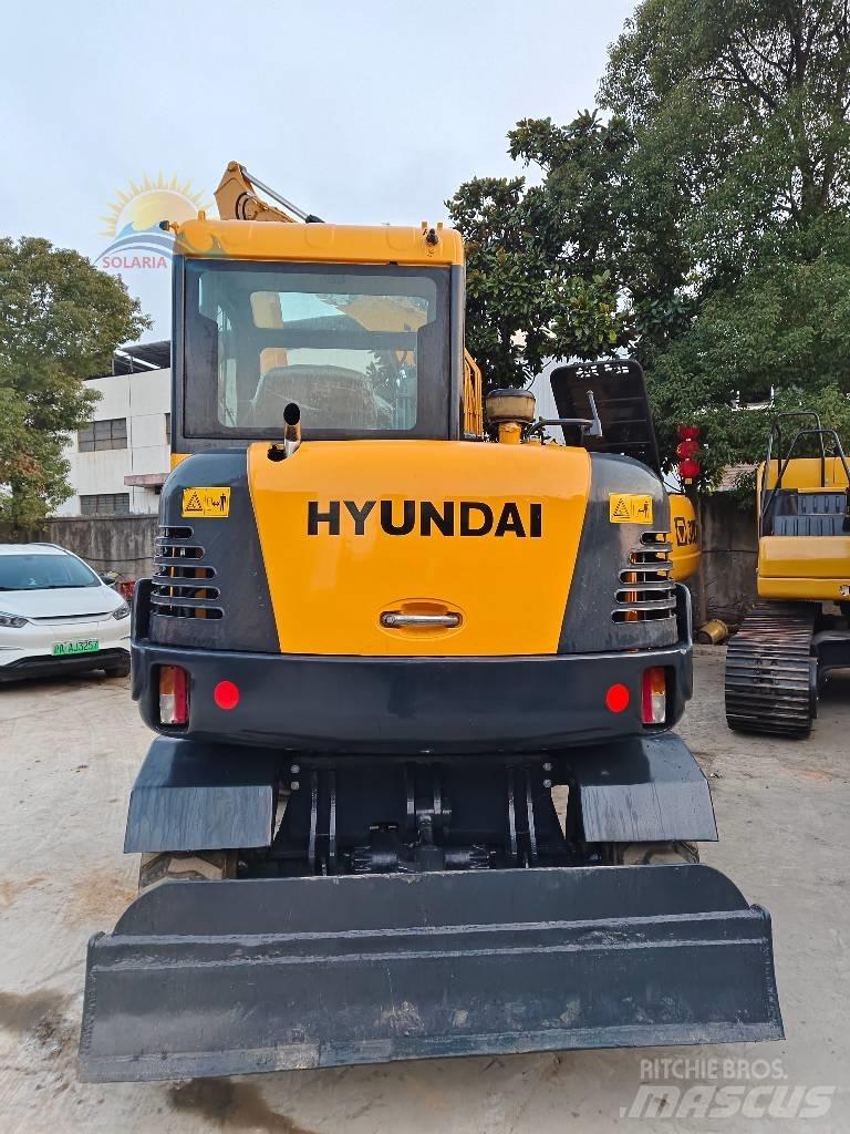 Hyundai R 60 W Bageri točkaši