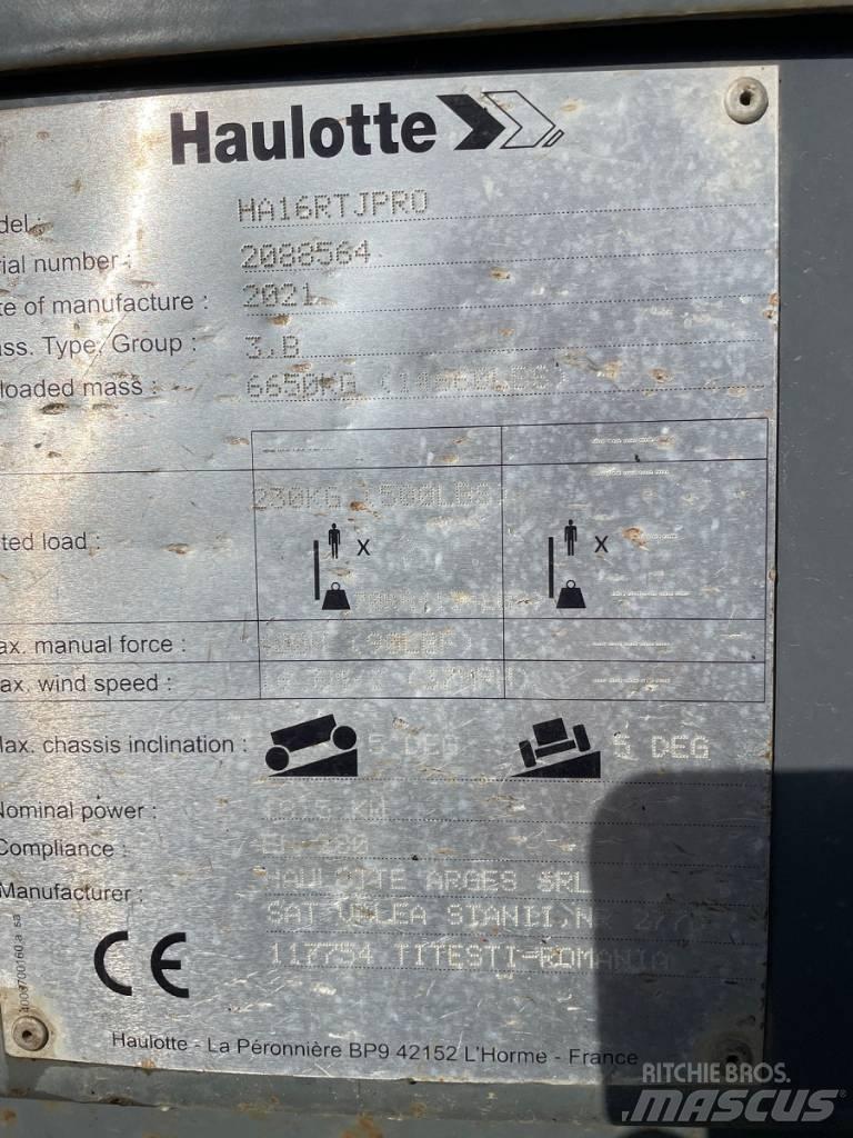 Haulotte HA16RTJ PRO Teleskopske samohodne platforme