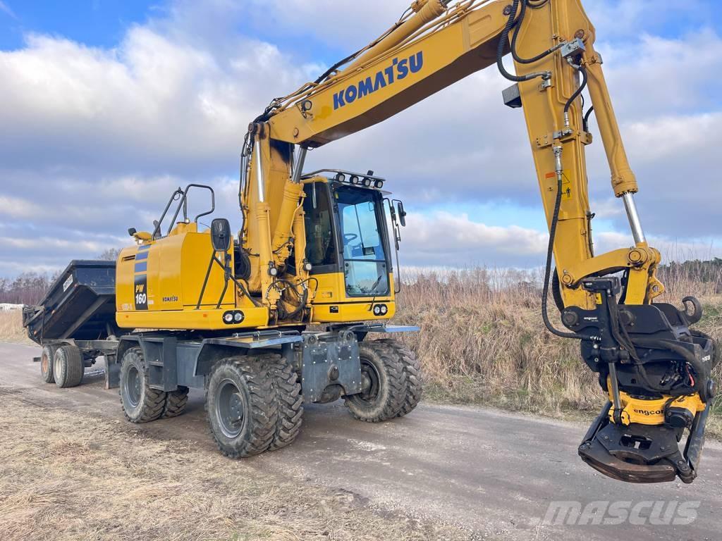 Komatsu PW 160 Bageri točkaši