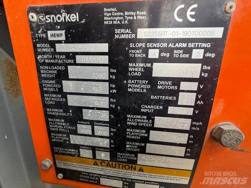 Snorkel S2255RT Makazaste platforme