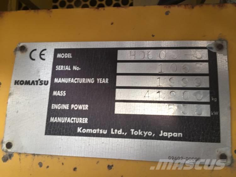 Komatsu HD 605-5 Kruti damperi