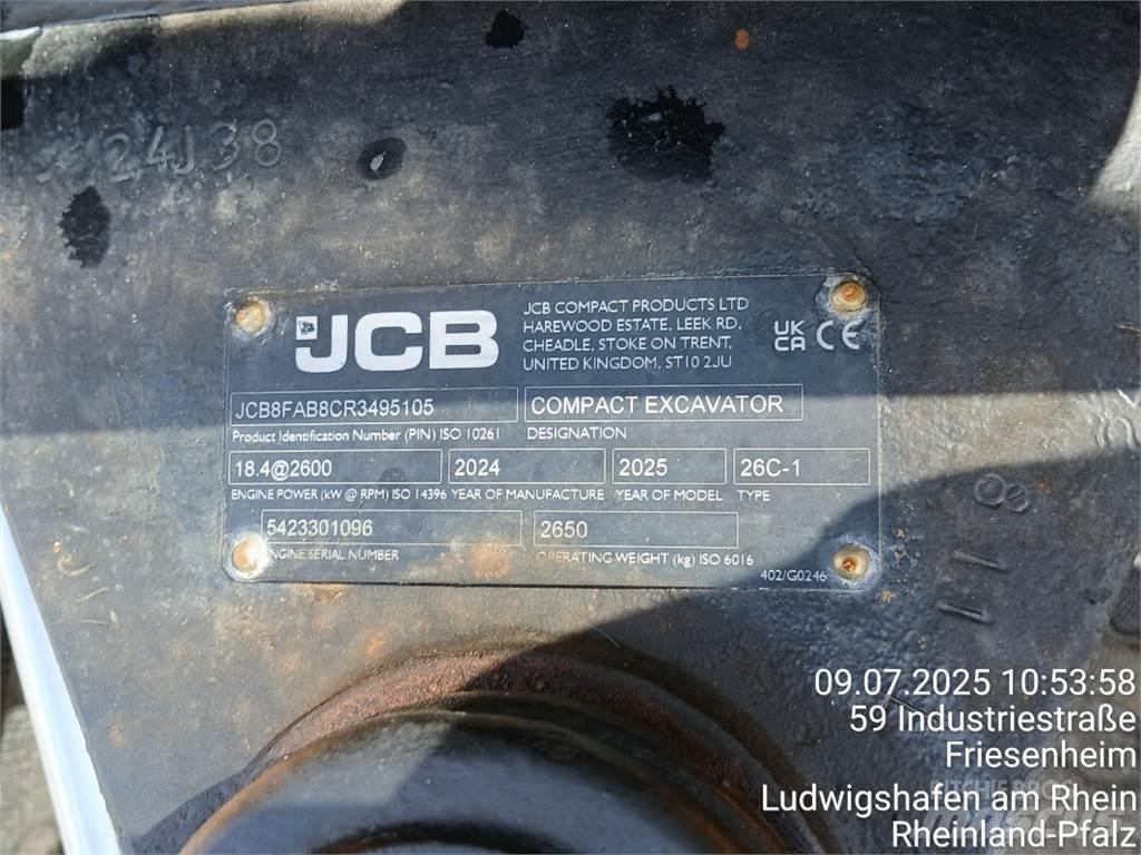 JCB 26C-1 Mini bageri < 7t