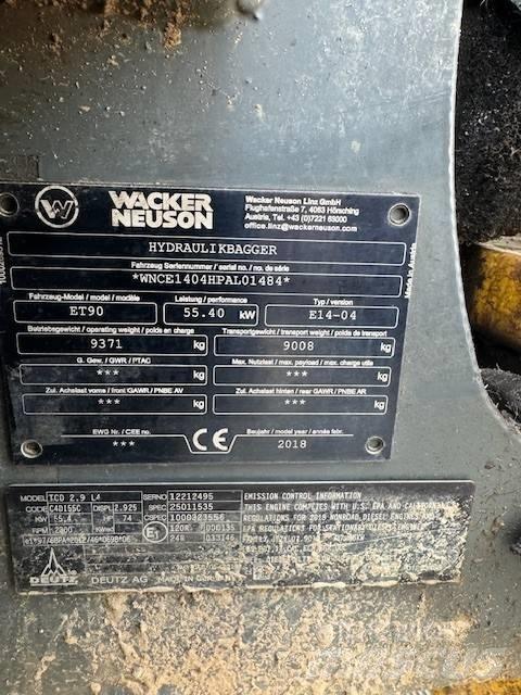 Wacker Neuson ET 90 Bageri guseničari