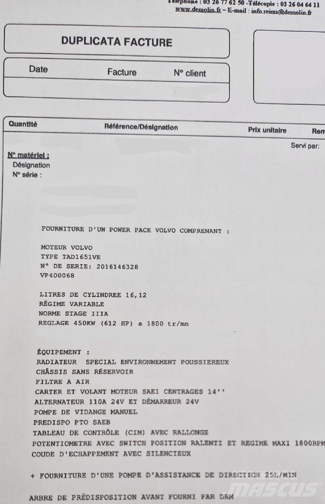 Volvo moteur Motori za građevinarstvo