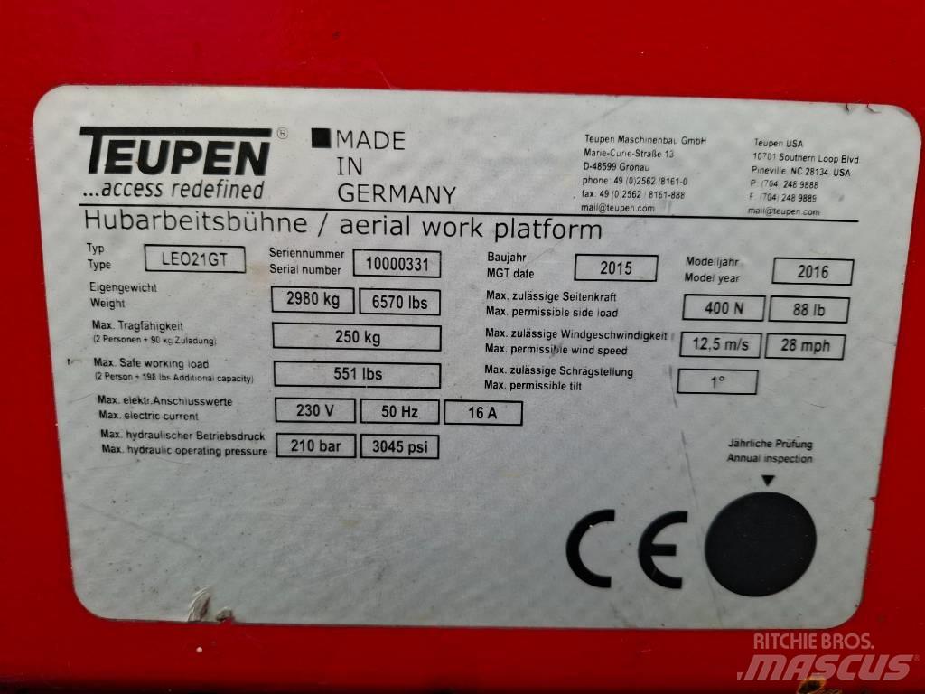 Teupen LEO 21 GT Zglobne podizne platforme