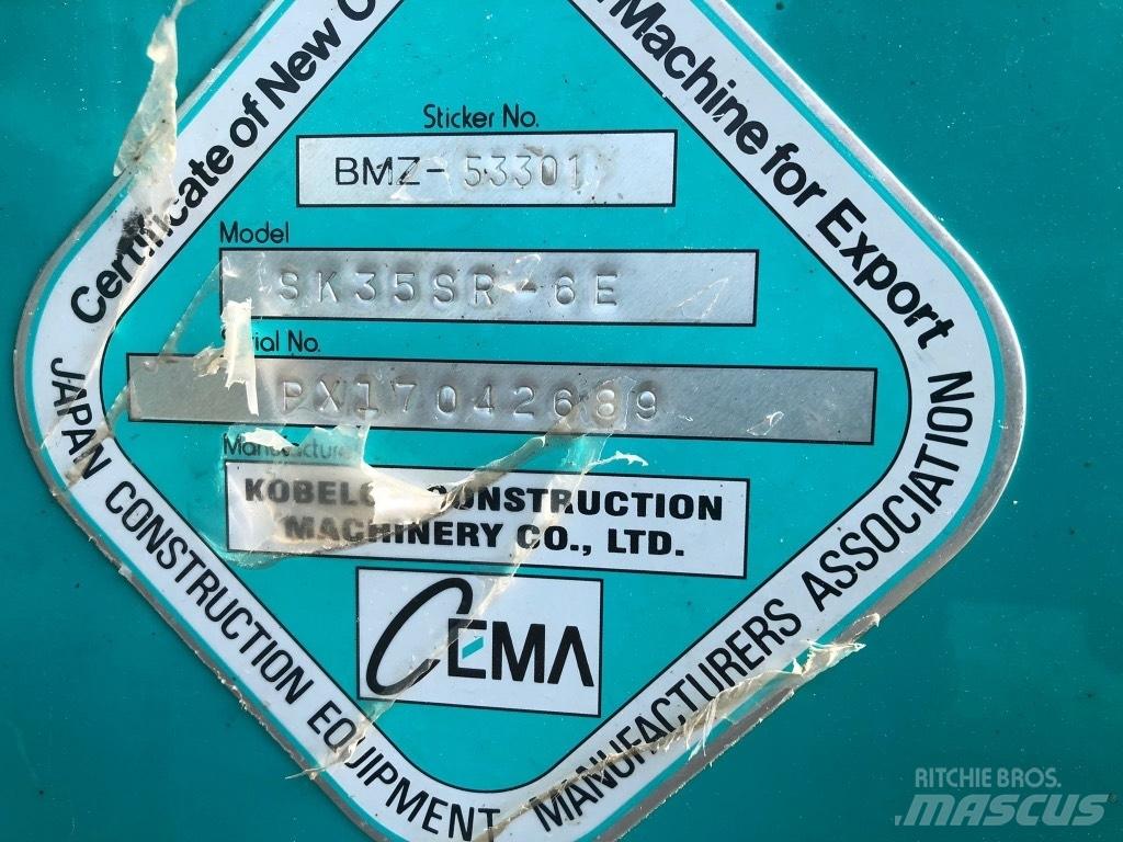 Kobelco SK 35 SR-6E Mini bageri < 7t