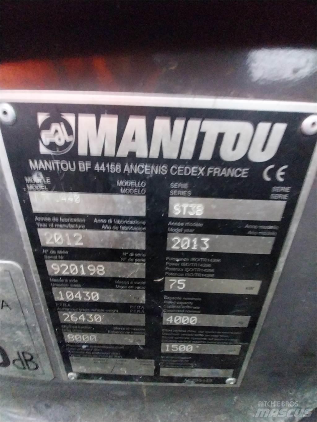 Manitou MT1440 Teleskopski viljuškari