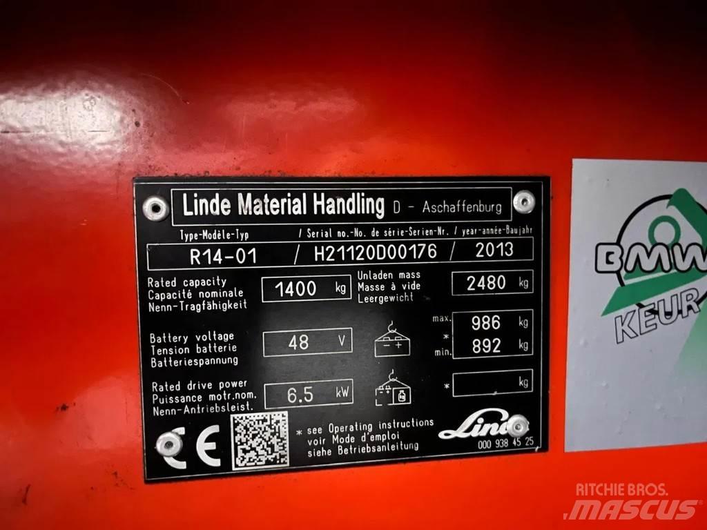 Linde R14-01 Viljuškari sa pomičnim stupom