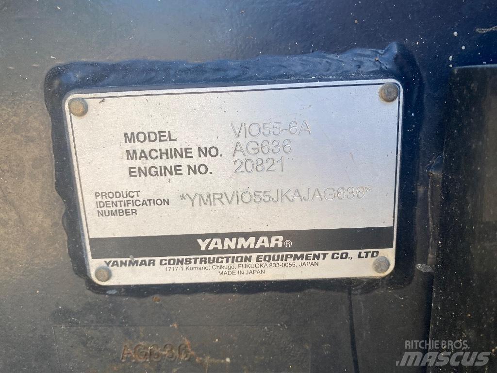 Yanmar Vio 55-6 A Mini bageri < 7t