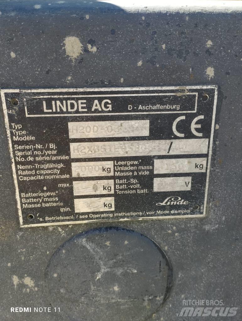 Linde H 20 D Dizelski viljuškari
