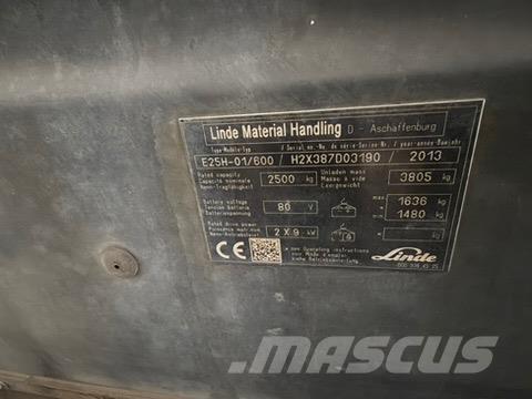 Linde E25H-01/600 Električni viljuškari