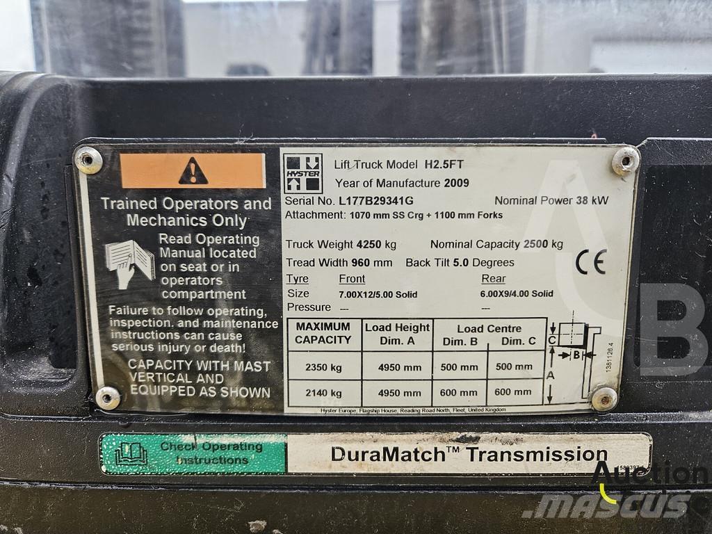 Hyster H2.5 FT Plinski viljuškari